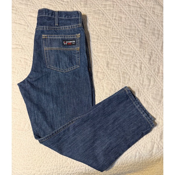 Cinch Other - Cinch WRX FR Jeans Men 36x32 Blue White Label Flame Resistant HRC-2 Workwear